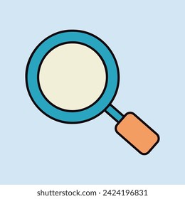 Search magnifier icon. Magnifying glass symbol. Zoom pictogram. E-commerce sign. Graph symbol for your web site design, logo, app, UI
