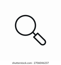 search magnifier icon sign vector