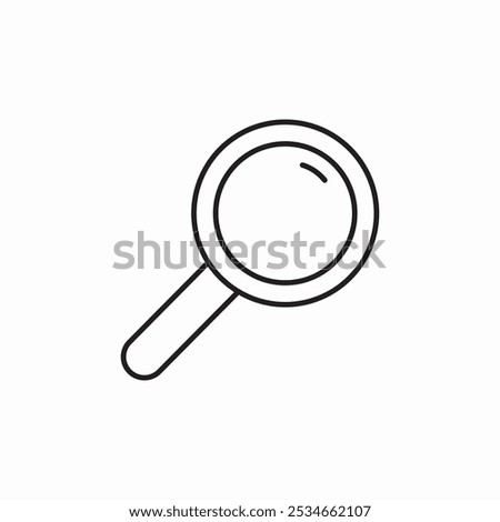 search magnifier icon sign vector