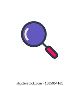 Search magnifier tool vector icon