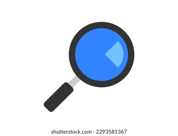 search magnifiying glass icon symbol for design