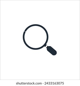 Search magnify icon vector graphics illustration.