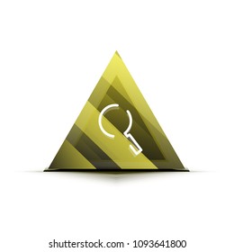 Botón web de la función de ampliación de búsqueda, icono de ampliación. Signo de lupa moderno, diseño de sitio web o aplicación móvil. Ilustración del vector