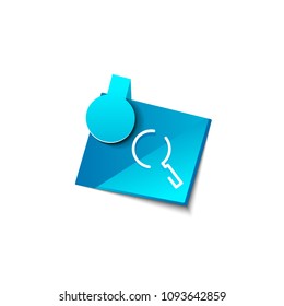 Search magnifyier web button, magnify icon. Modern magnifying glass sign, web site design or mobile app. Vector illustration