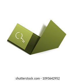 Botón web de la función de ampliación de búsqueda, icono de ampliación. Signo de lupa moderno, diseño de sitio web o aplicación móvil. Ilustración del vector