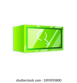 Botón web de la función de ampliación de búsqueda, icono de ampliación. Signo de lupa moderno, diseño de sitio web o aplicación móvil. Ilustración del vector
