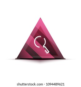 Search magnifyier web button, magnify icon. Modern magnifying glass sign, web site design or mobile app. Vector illustration