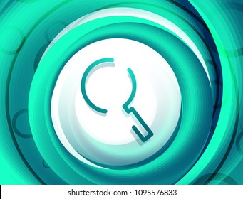 Search magnifyier web button, magnify icon. Modern magnifying glass sign, web site design or mobile app. Vector illustration
