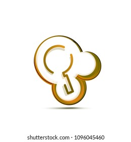 Search magnifyier web button, magnify icon. Modern magnifying glass sign, web site design or mobile app. Vector illustration