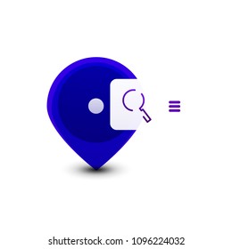 Botón web de la función de ampliación de búsqueda, icono de ampliación. Signo de lupa moderno, diseño de sitio web o aplicación móvil. Ilustración del vector
