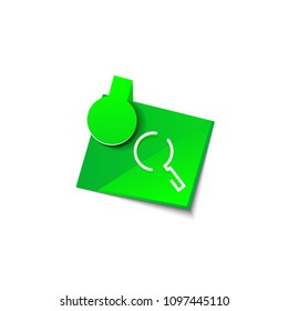 Search magnifyier web button, magnify icon. Modern magnifying glass sign, web site design or mobile app. Vector illustration