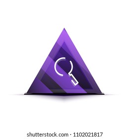 Botón web de la función de ampliación de búsqueda, icono de ampliación. Signo de lupa moderno, diseño de sitio web o aplicación móvil. Ilustración del vector