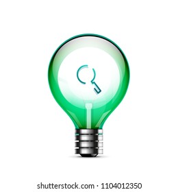 Botão da Web de aumento de pesquisa, ícone de aumento. Sinal de lupa moderno, design de site ou aplicativo móvel. Ilustração vetorial