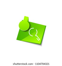 Search magnifyier web button, magnify icon. Modern magnifying glass sign, web site design or mobile app. Vector illustration