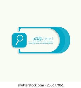 Search with a magnifying glass.