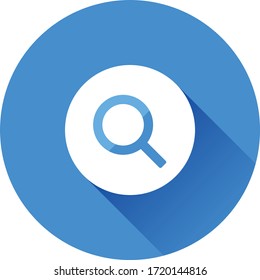 Search / Magnifying Glass Button Vector Icon