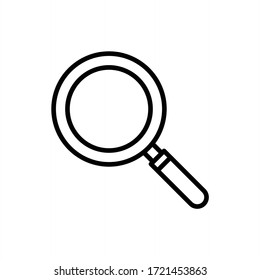 Search magnifying glass fl...on for app and website