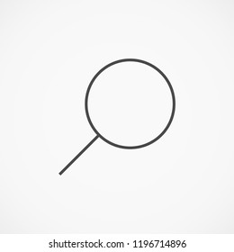 Search Magnifying Glass Icon Stock Vector (royalty Free) 1196714896 