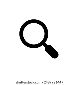 Search, magnifying glass icon in generic style