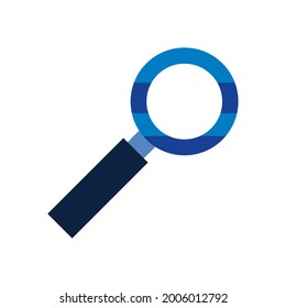 search magnifying glass icon isolated