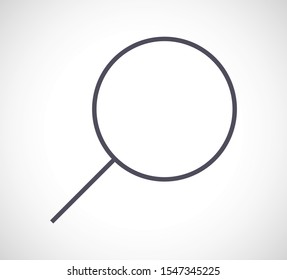 search magnifying glass icon. lorem ipsum Flat Design JPG