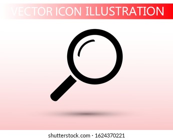 search magnifying glass icon. lorem ipsum Flat Design JPG