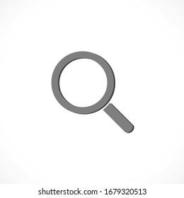 search magnifying glass icon. lorem ipsum Flat Design JPG