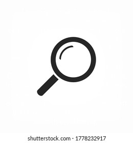 search magnifying glass icon. lorem ipsum Flat Design JPG