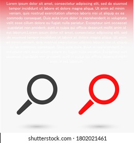 search magnifying glass icon. lorem ipsum Flat Design JPG