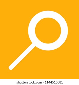 Search, magnifying glass icon, stock vector illustration, EPS10.