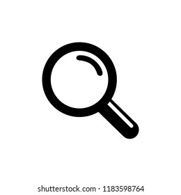 search magnifying glass icon vector. . symbol for web site Computer and mobile vector.