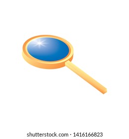 search magnifying glass icon vector ilustration