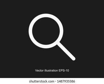 Search, Magnifying glass icon vector illustration EPS10