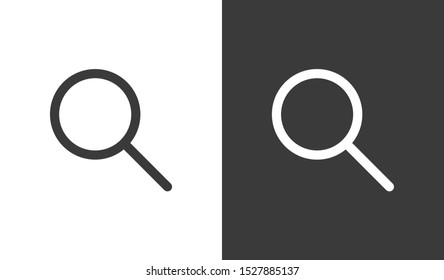 Search, Magnifying glass icon vector illustration EPS10