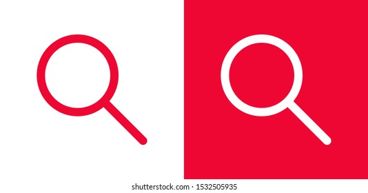 Search, Magnifying glass icon vector illustration EPS10