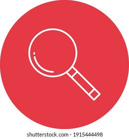 Search, magnifying glass icon vector image. Can also be used for online education. Suitable for use on web apps, mobile apps and print media.