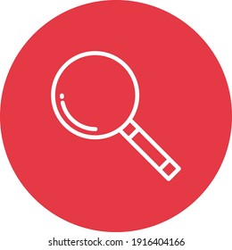 Search, magnifying glass Icon vector image. Can be used for phone and tablet. Suitable for mobile apps, web apps and print media.