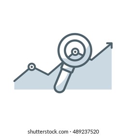 search magnifying glass icon vector illustration design
