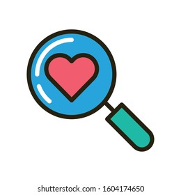 search magnifying glass isolated icon vector illustration design