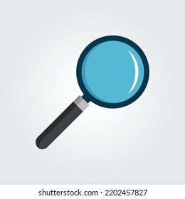 Search magnifying glass isolated icon