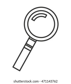 search magnifying glass isolated icon vector illustration design
