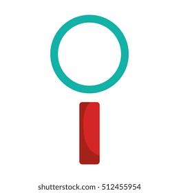 search magnifying glass isolated icon