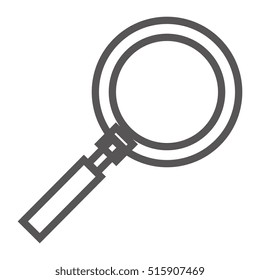 search magnifying glass isolated icon