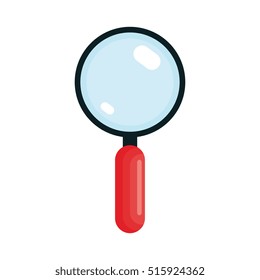 search magnifying glass isolated icon