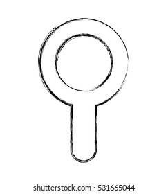 search magnifying glass isolated icon vector illustration design