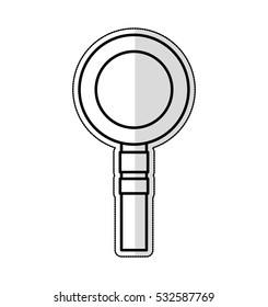 search magnifying glass isolated icon vector illustration design