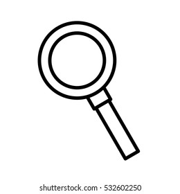 search magnifying glass isolated icon vector illustration design