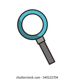 search magnifying glass isolated icon vector illustration design