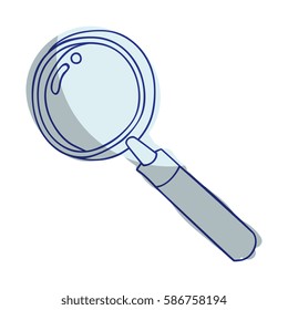 search magnifying glass isolated icon
