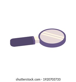 search magnifying glass isometric icon vector illustration design